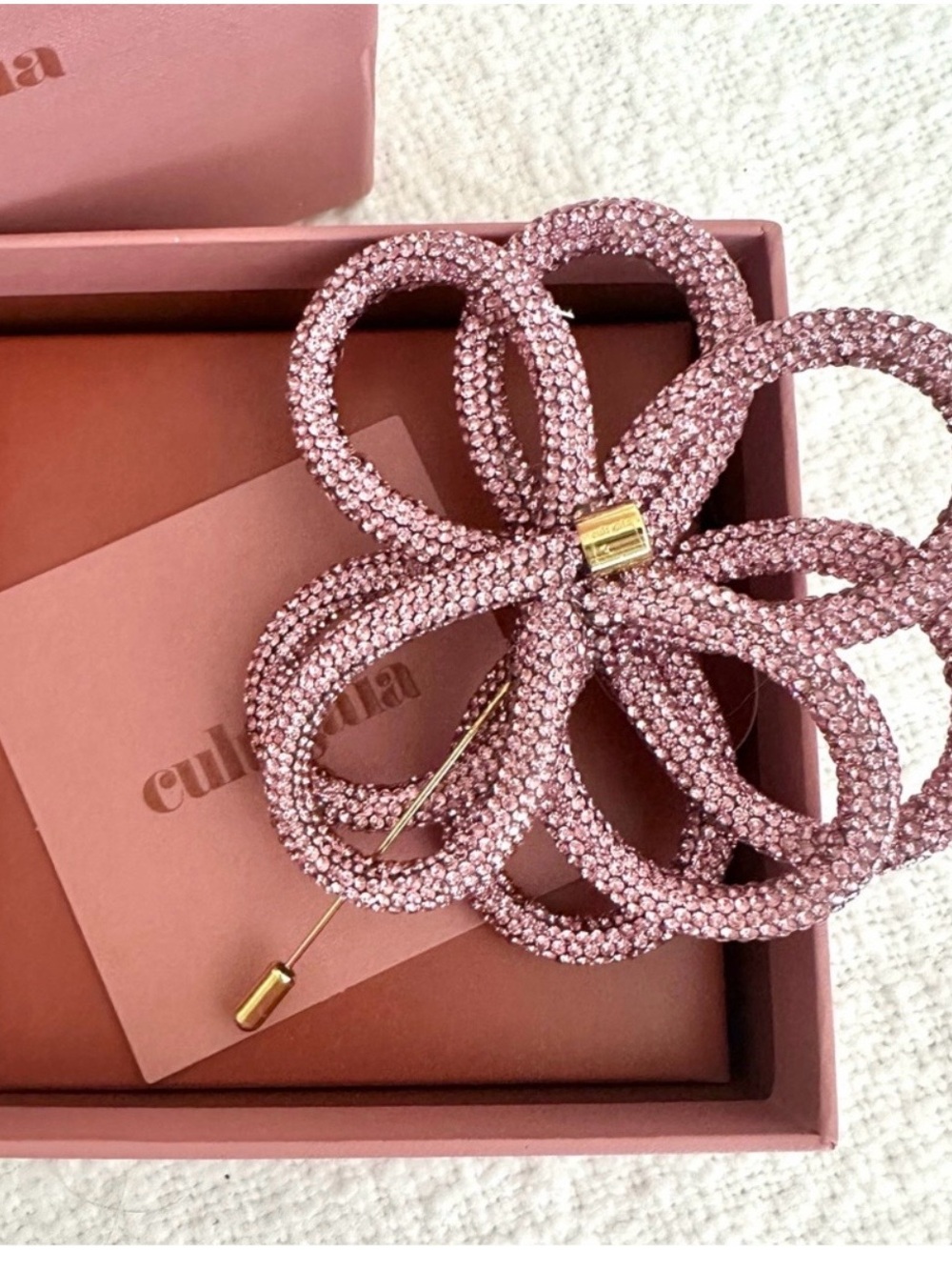 Cult Gaia Bloom Brooch in Shell Pink - Picture 3 of 5